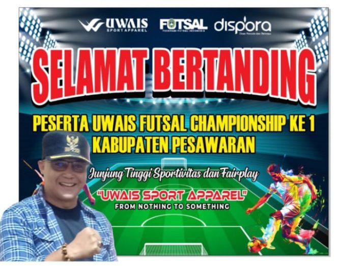 
 Desa Bagelen Buka Turnamen Uwais Futsal Championship Ke- 1